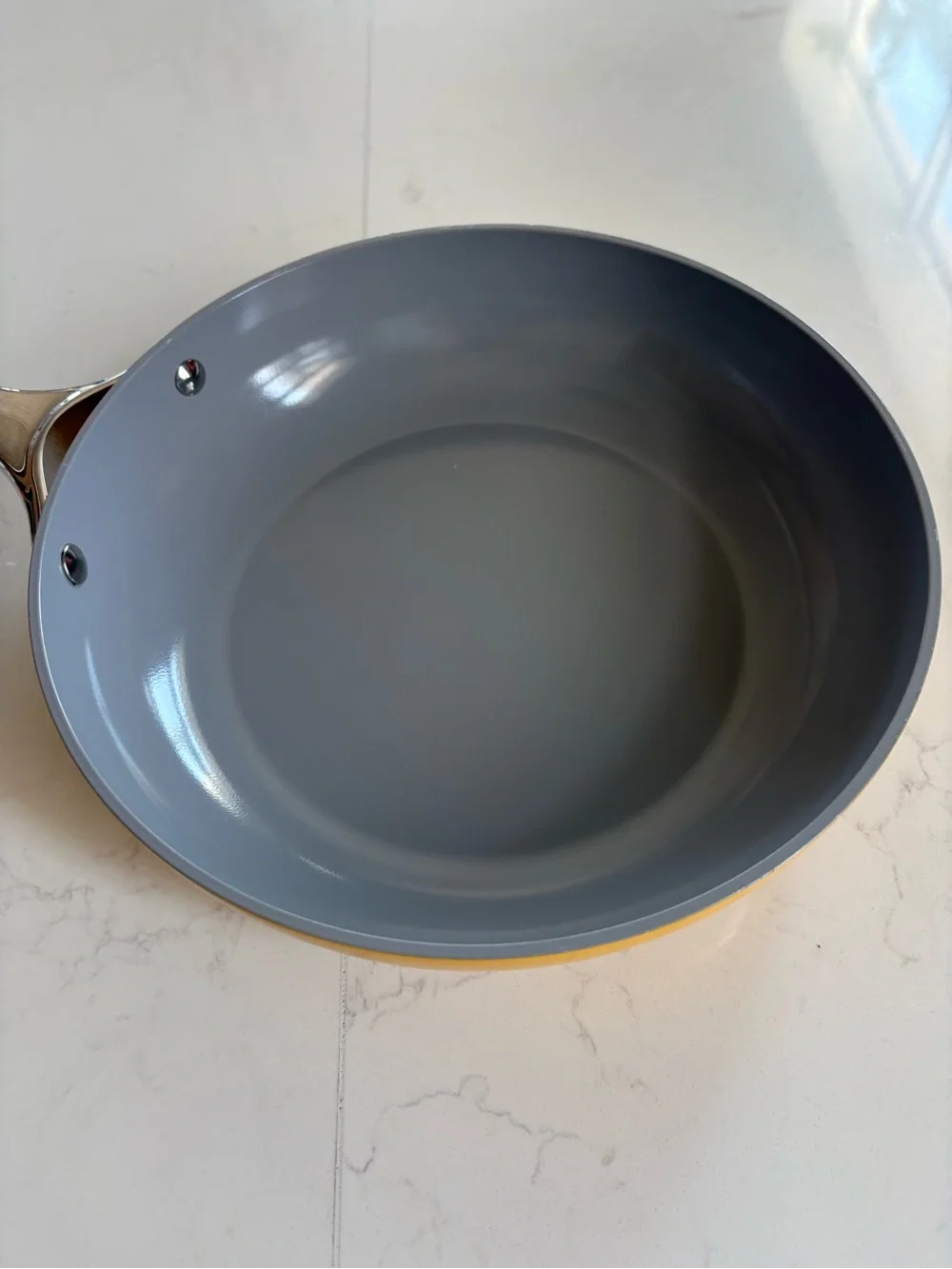Caraway Yellow Nonstick Ceramic Frying Pan with Lid